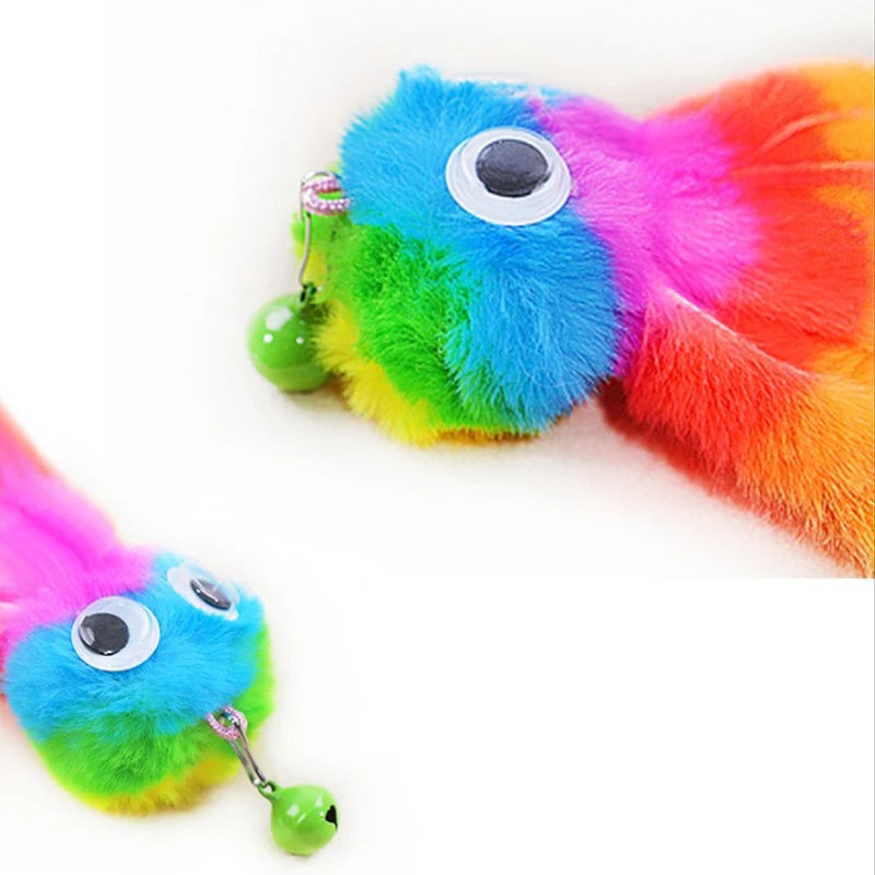 New cat toy hanging sound octopus kitten toy plush octopus elasticity to make cat sticks happy and relieve boredom